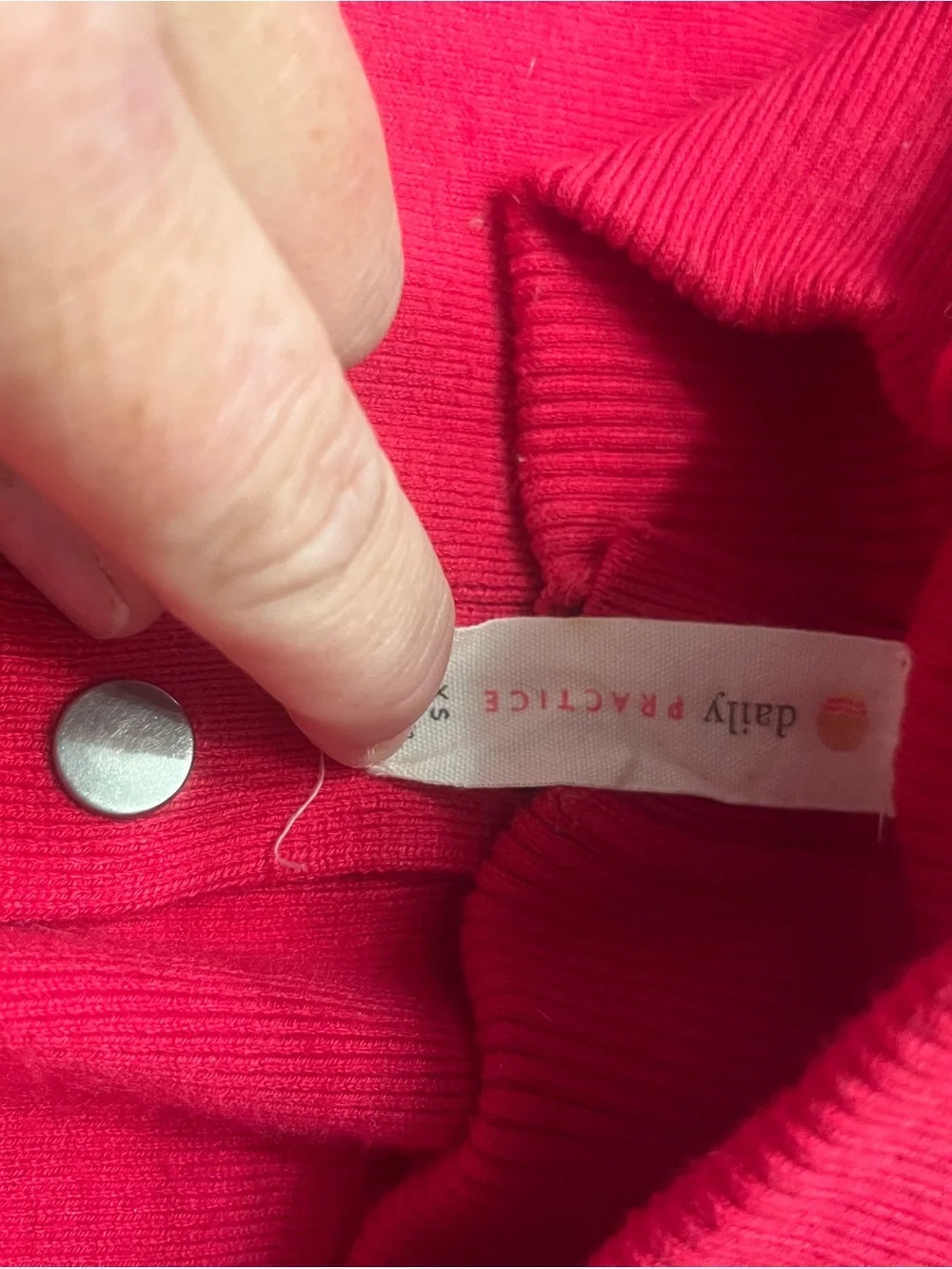 Pink anthro daily practice Long-Sleeve Knit Belted Robe Dress